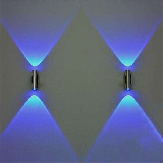 LED double head wall blue light