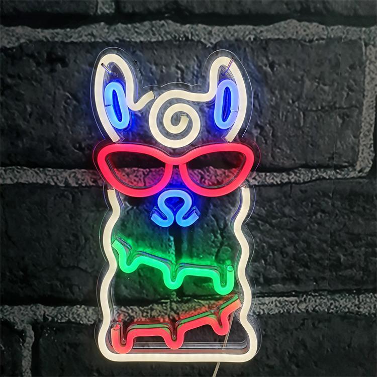 Tiny Party Alpaca Neon LED Light - Neon Vibes
