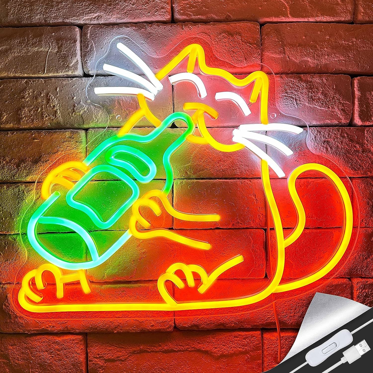 Crazy Cat Neon Light - Neon Vibes