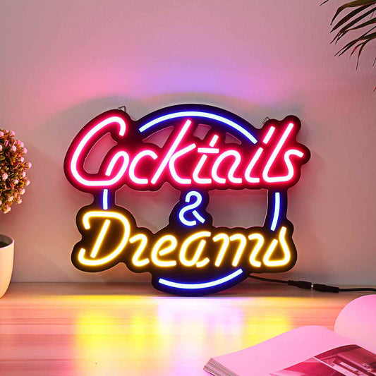 Neon Cocktail Tag - Neon Vibes