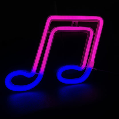 LED Musical Note Decorative Neon Lights