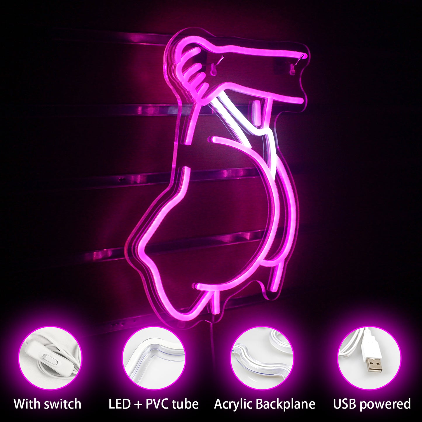 Bikini Girl Neon Lights LED - Neon Vibes